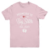 Promoted To Big Sister Est 2025 Funny First Time New Sister Youth Shirt | siriusteestore
