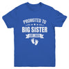 Promoted To Big Sister Est 2025 New Sister First Time New Youth Shirt | siriusteestore