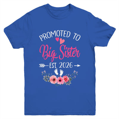 Promoted To Big Sister Est 2026 Sister First Time Shirt & Tank Top | siriusteestore