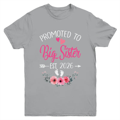 Promoted To Big Sister Est 2026 Sister First Time Shirt & Tank Top | siriusteestore