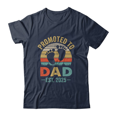 Promoted To Dad Est 2025 Fathers Day Vintage Shirt & Hoodie | siriusteestore