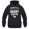 Promoted To Daddy Est 2025 Fathers Day First Time New Dad Shirt & Hoodie | siriusteestore