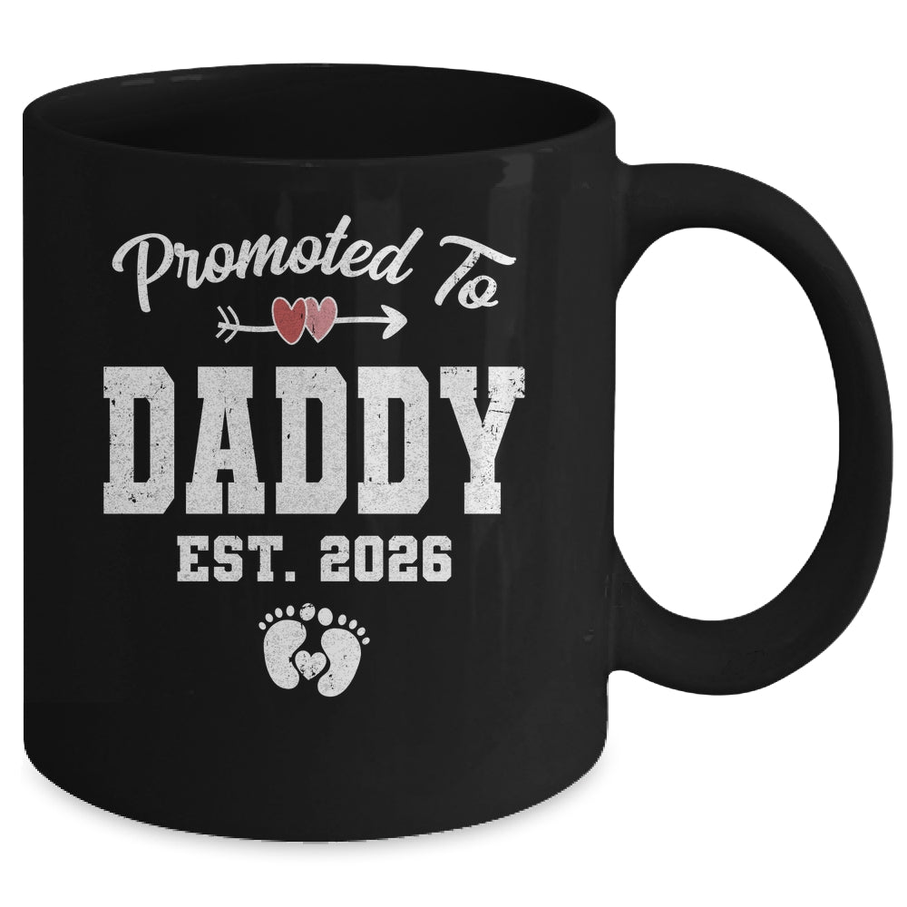 Promoted To Daddy Est 2026 Funny First Time Fathers Day Mug | siriusteestore
