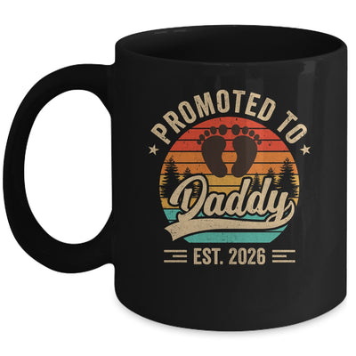 Promoted To Daddy Est 2026 Grandparents Baby Announcement Mug | siriusteestore