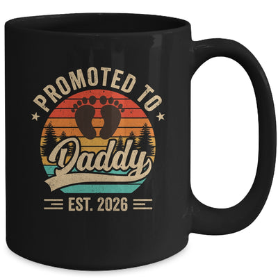 Promoted To Daddy Est 2026 Grandparents Baby Announcement Mug | siriusteestore