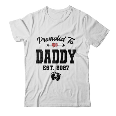 Promoted To Daddy Est 2027 First Time Fathers Day Shirt & Hoodie | siriusteestore