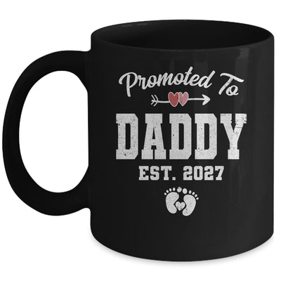 Promoted To Daddy Est 2027 Funny First Time Fathers Day Mug | siriusteestore