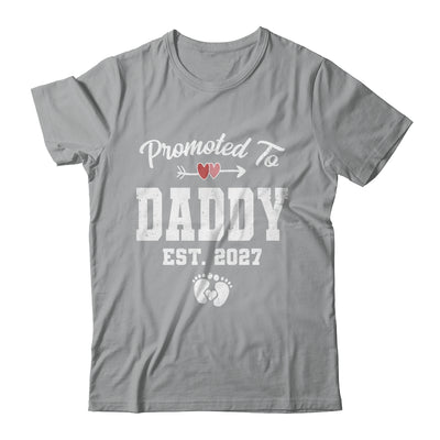 Promoted To Daddy Est 2027 Funny First Time Fathers Day Shirt & Hoodie | siriusteestore