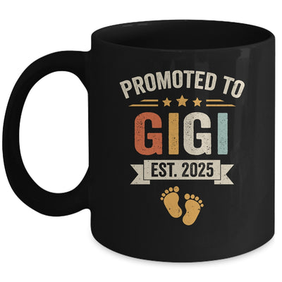 Promoted To Gigi 2025 Retro Soon To Be Gigi Est 2025 Mug | siriusteestore