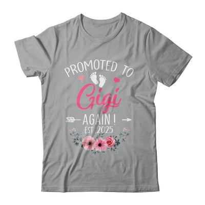 Promoted To Gigi Again Est 2025 Mothers Day Shirt & Tank Top | siriusteestore