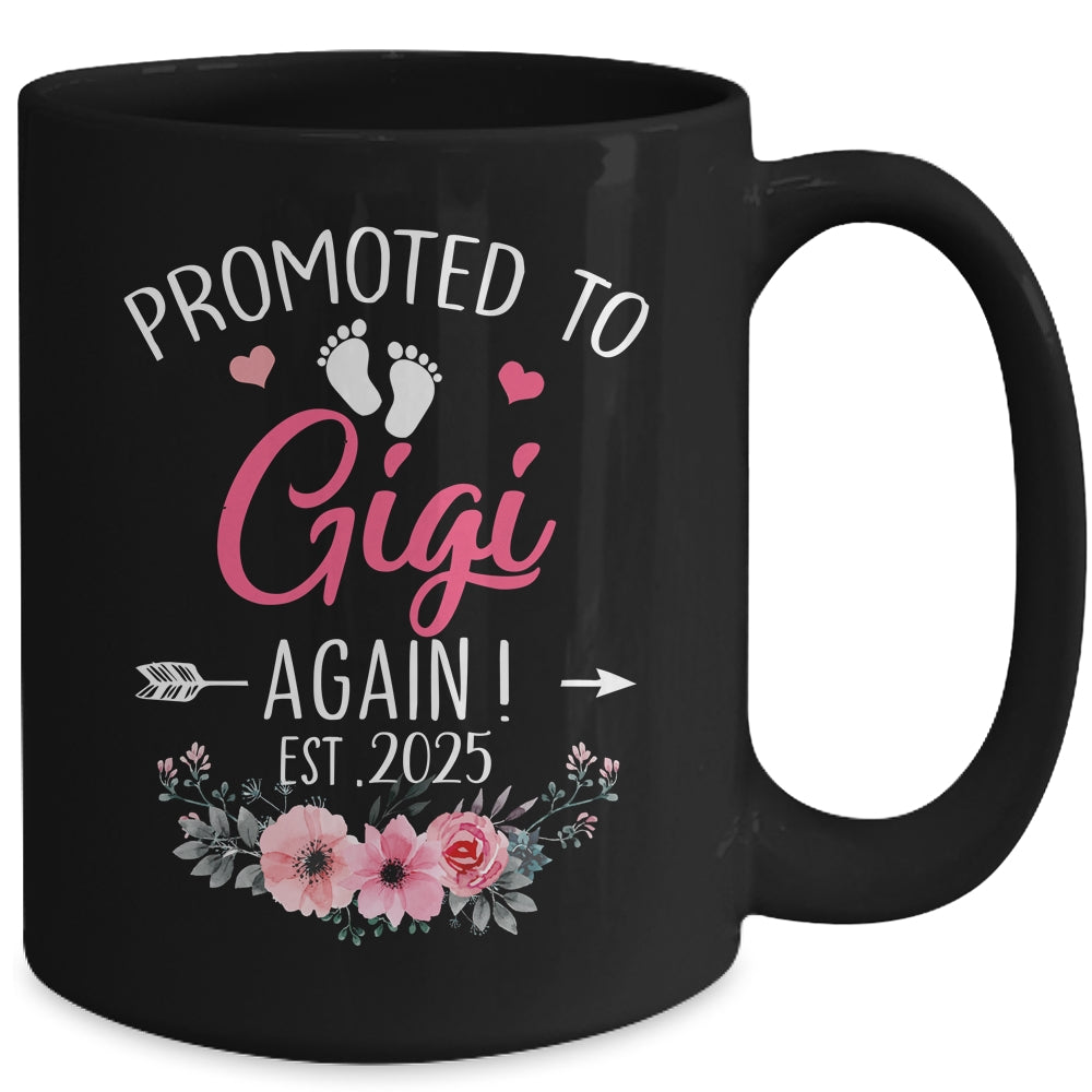 Promoted To Gigi Again Est 2025 Mothers Day Mug | siriusteestore