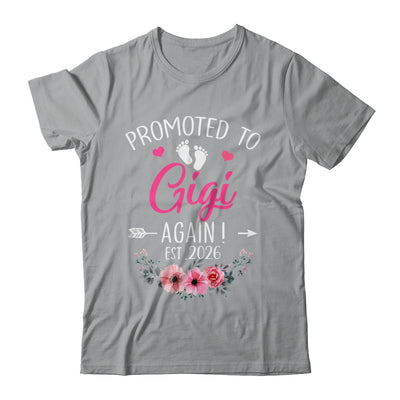 Promoted To Gigi Again Est 2026 Mothers Day Shirt & Tank Top | siriusteestore