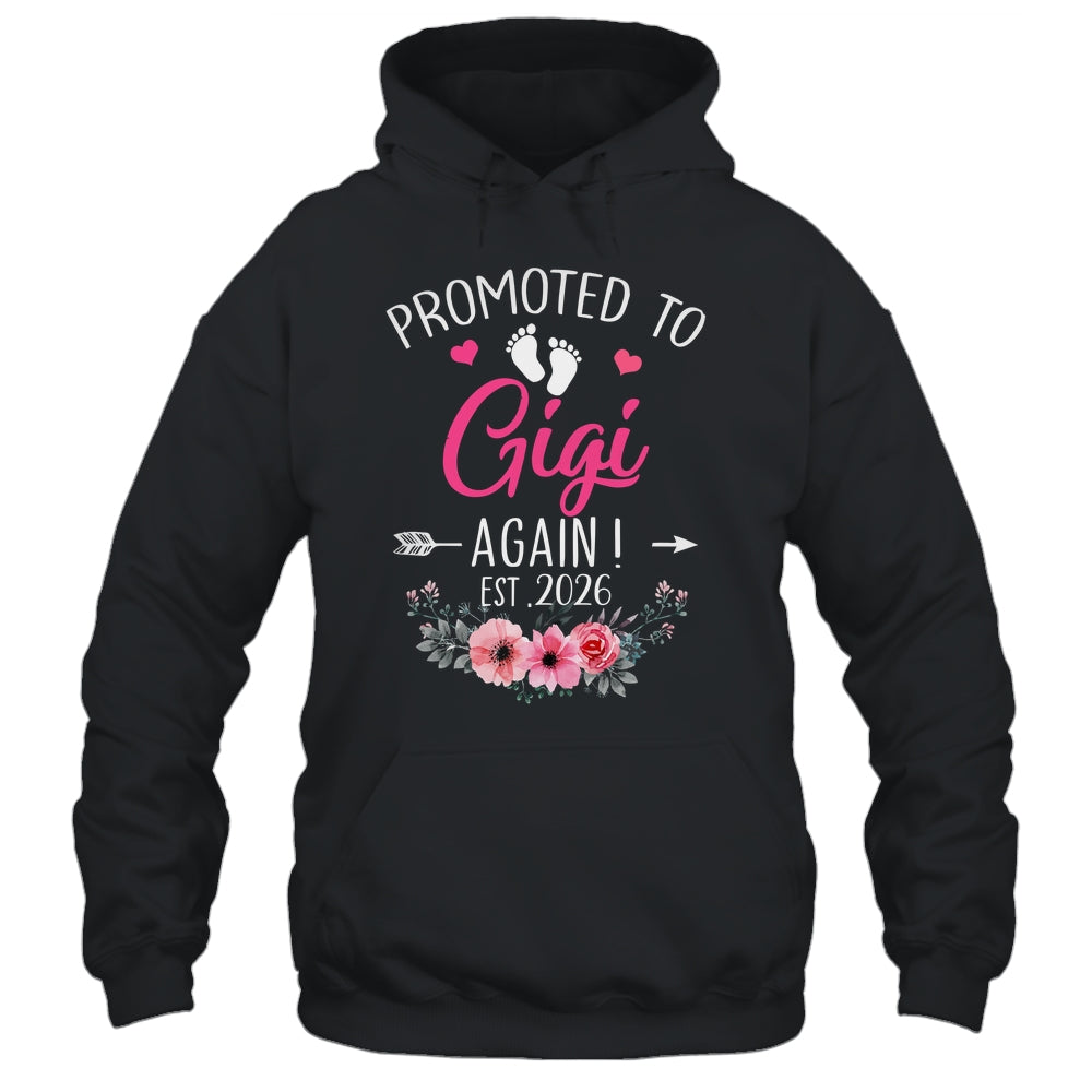Promoted To Gigi Again Est 2026 Mothers Day Shirt & Tank Top | siriusteestore