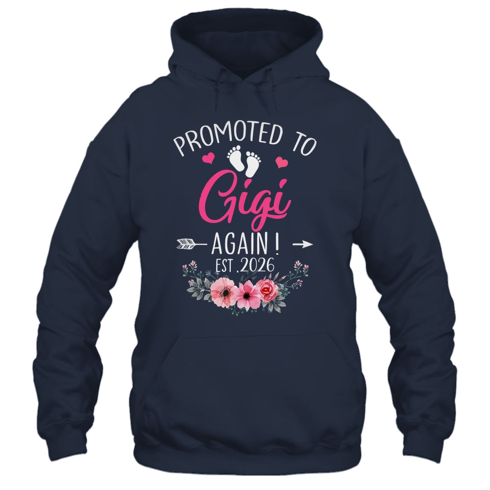 Promoted To Gigi Again Est 2026 Mothers Day Shirt & Tank Top | siriusteestore