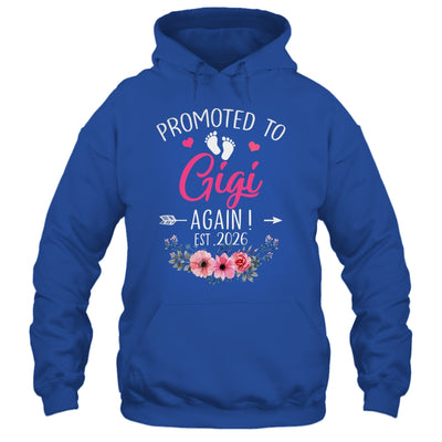 Promoted To Gigi Again Est 2026 Mothers Day Shirt & Tank Top | siriusteestore