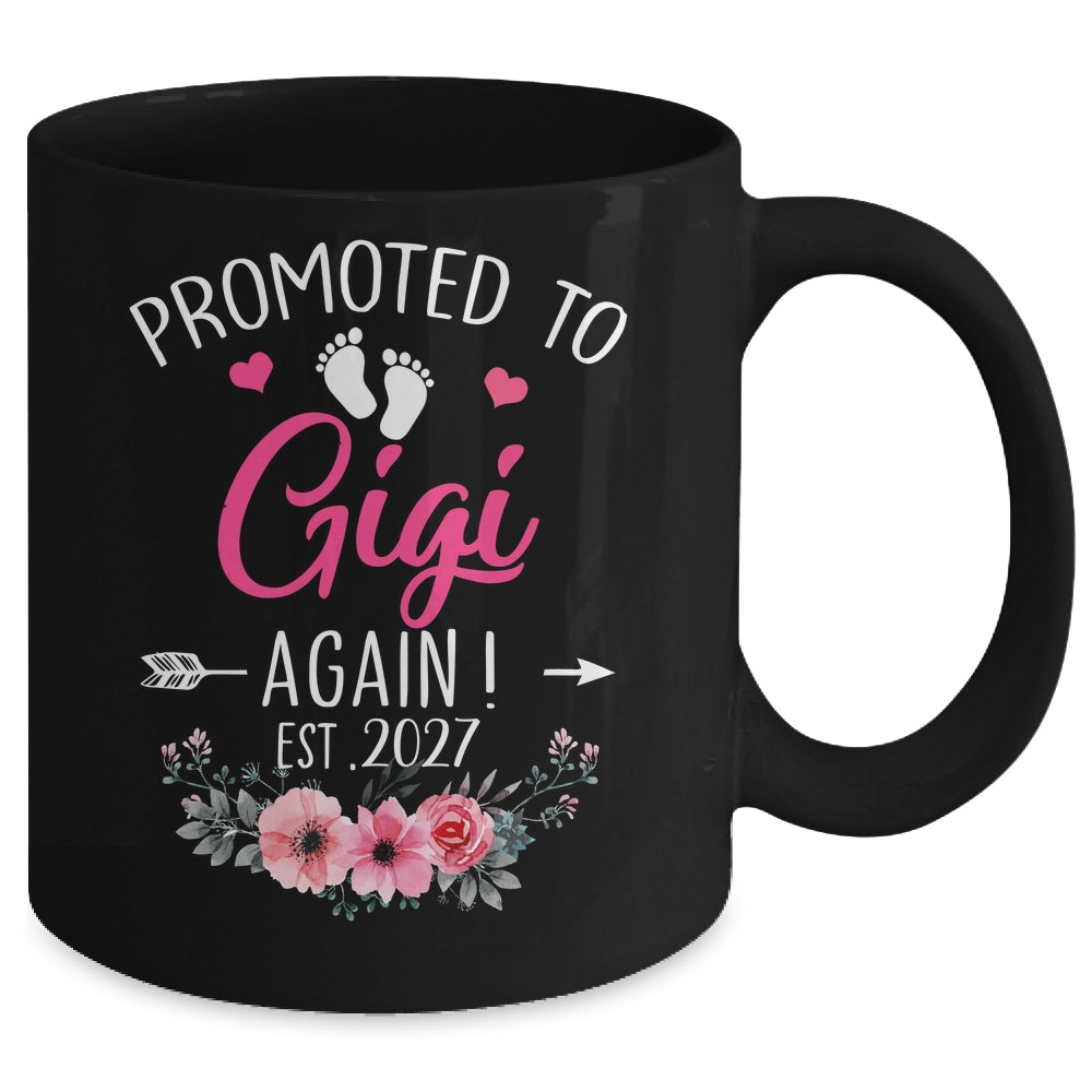 Promoted To Gigi Again Est 2027 Mothers Day Mug | siriusteestore