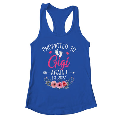 Promoted To Gigi Again Est 2027 Mothers Day Shirt & Tank Top | siriusteestore