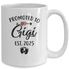 Promoted To Gigi Est 2025 First Time Mothers Day Mug | siriusteestore
