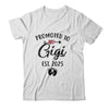 Promoted To Gigi Est 2025 First Time Mothers Day Shirt & Tank Top | siriusteestore