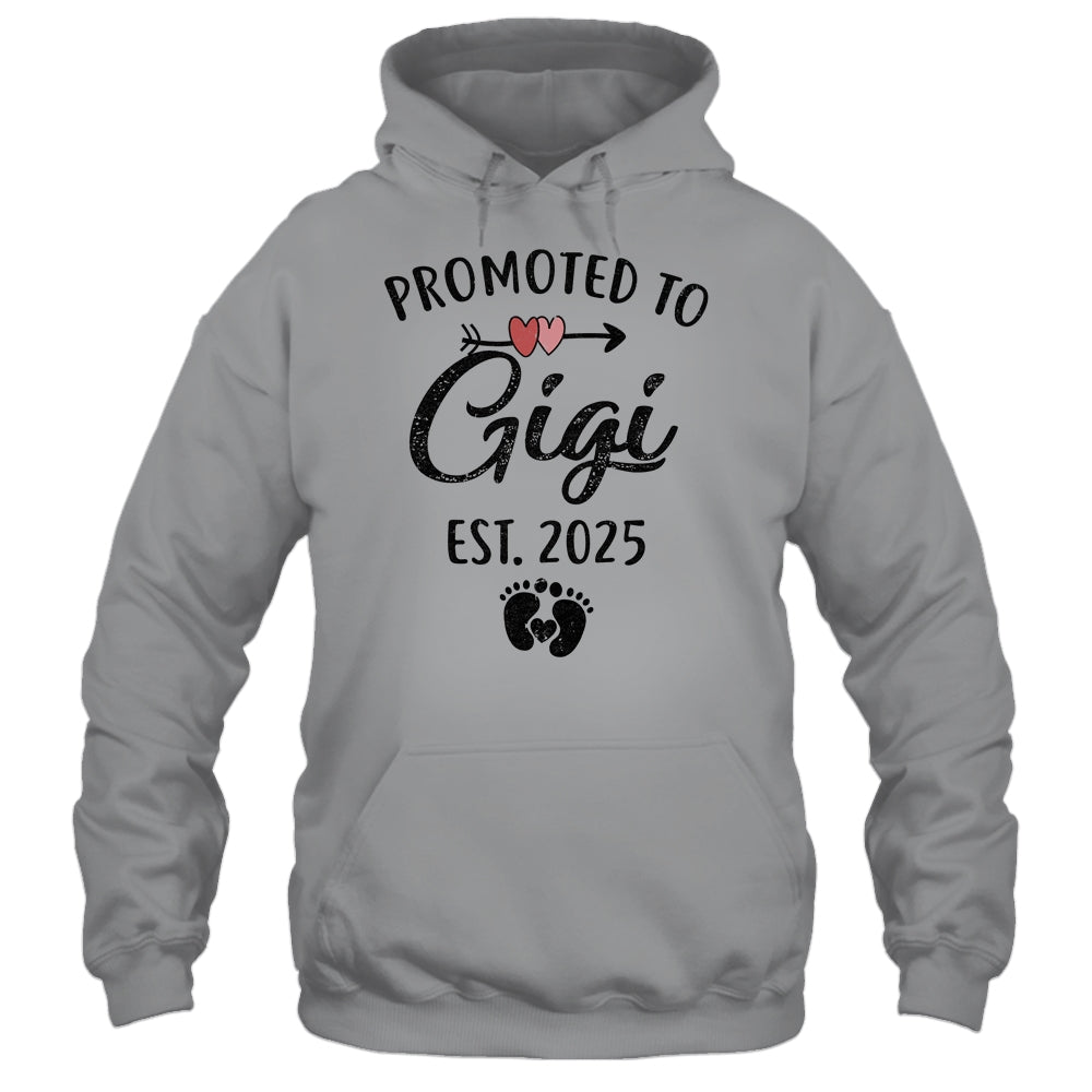 Promoted To Gigi Est 2025 First Time Mothers Day Shirt & Tank Top | siriusteestore