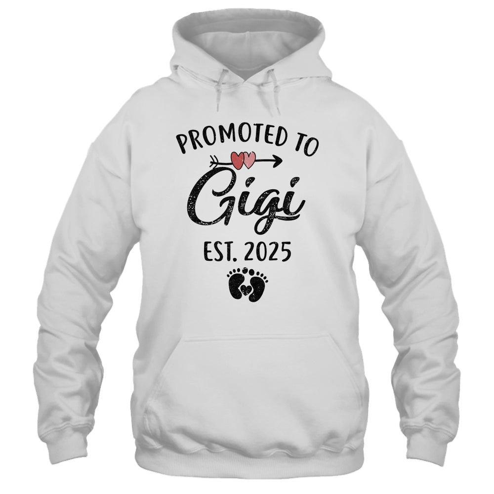 Promoted To Gigi Est 2025 First Time Mothers Day Shirt & Tank Top | siriusteestore