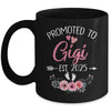 Promoted To Gigi Est 2025 Mothers Day First Time Mug | siriusteestore