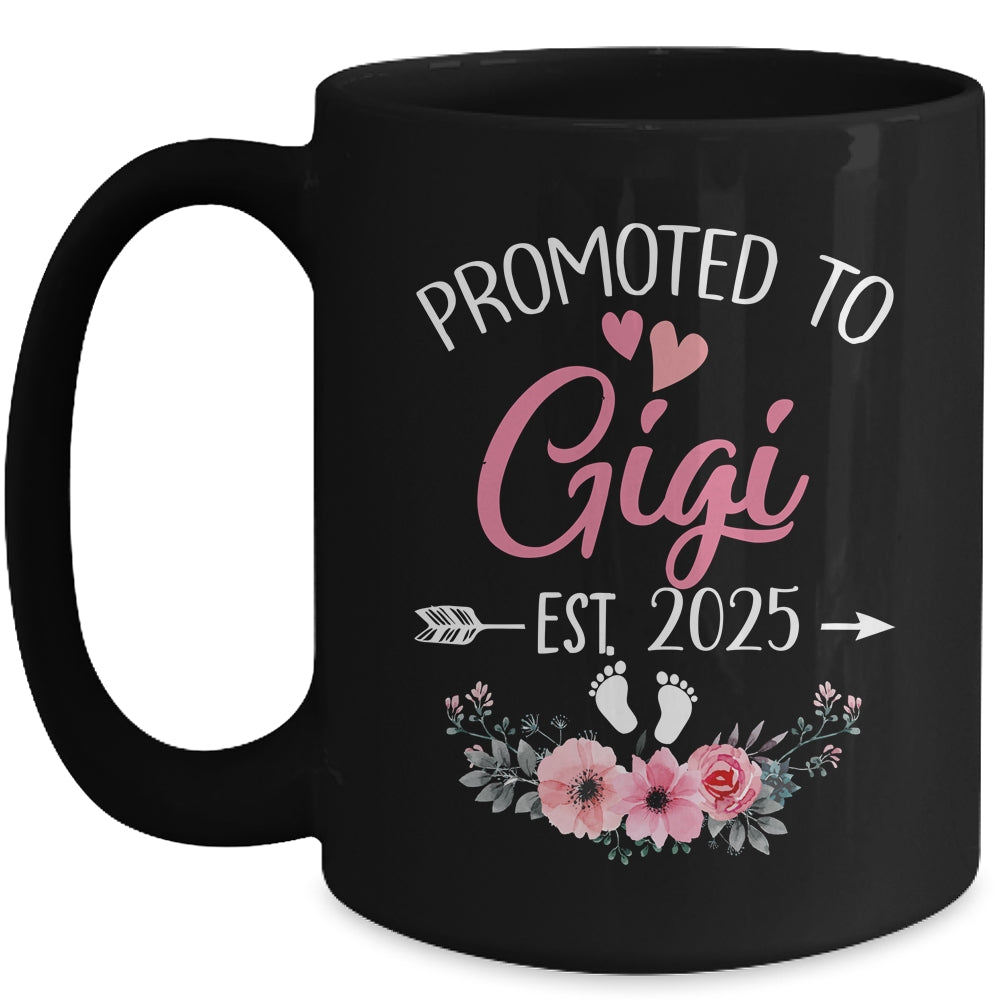 Promoted To Gigi Est 2025 Mothers Day First Time Mug | siriusteestore