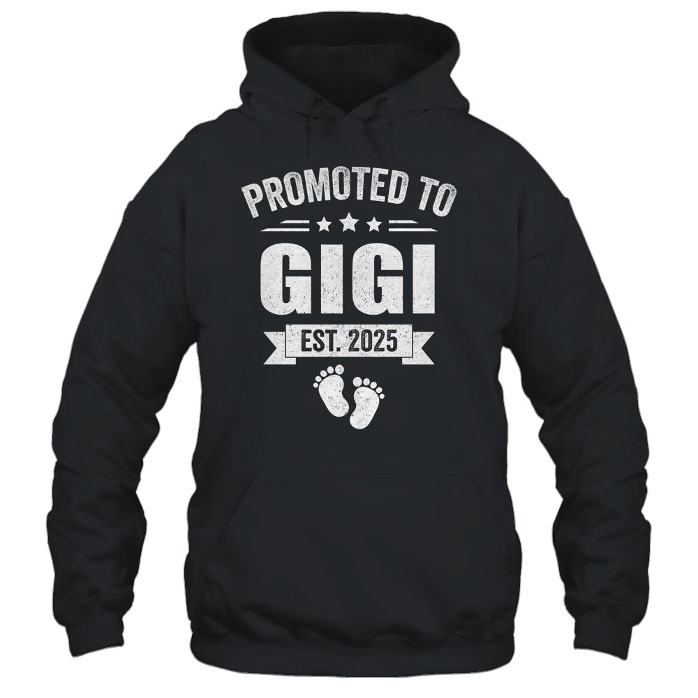 Promoted To Gigi Est 2025 Mothers Day First Time New Gigi Shirt & Tank Top | siriusteestore