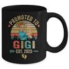 Promoted To Gigi Est 2025 Retro First Time Gigi Mug | siriusteestore