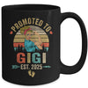 Promoted To Gigi Est 2025 Retro First Time Gigi Mug | siriusteestore