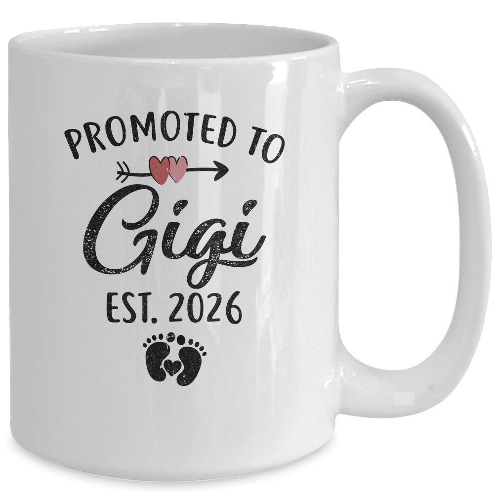 Promoted To Gigi Est 2026 First Time Mothers Day Mug | siriusteestore