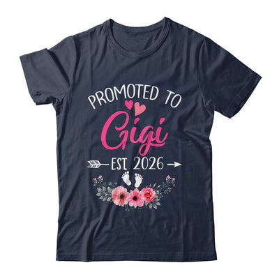 Promoted To Gigi Est 2026 Mothers Day First Time Shirt & Tank Top | siriusteestore