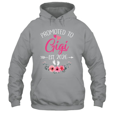 Promoted To Gigi Est 2026 Mothers Day First Time Shirt & Tank Top | siriusteestore