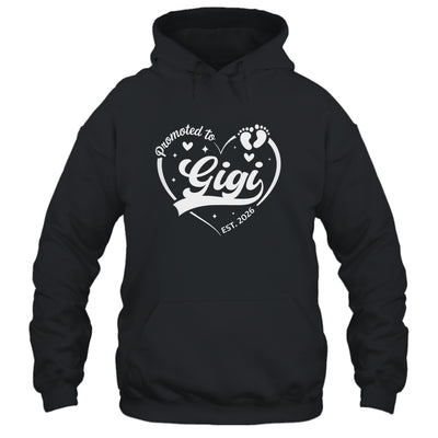 Promoted To Gigi Est 2026 Soon To Be New Grandmom Heart Shirt & Tank Top | siriusteestore