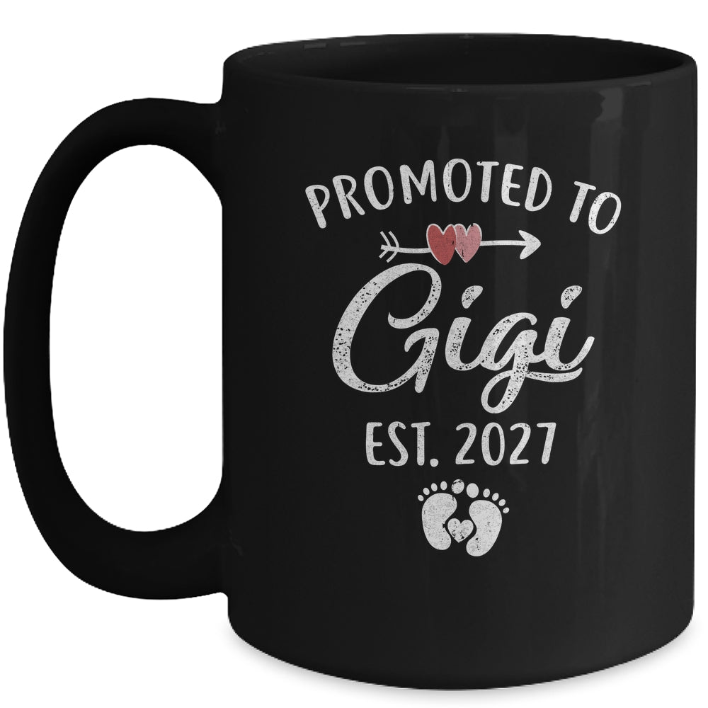 Promoted To Gigi Est 2027 Funny First Time Mothers Day Mug | siriusteestore