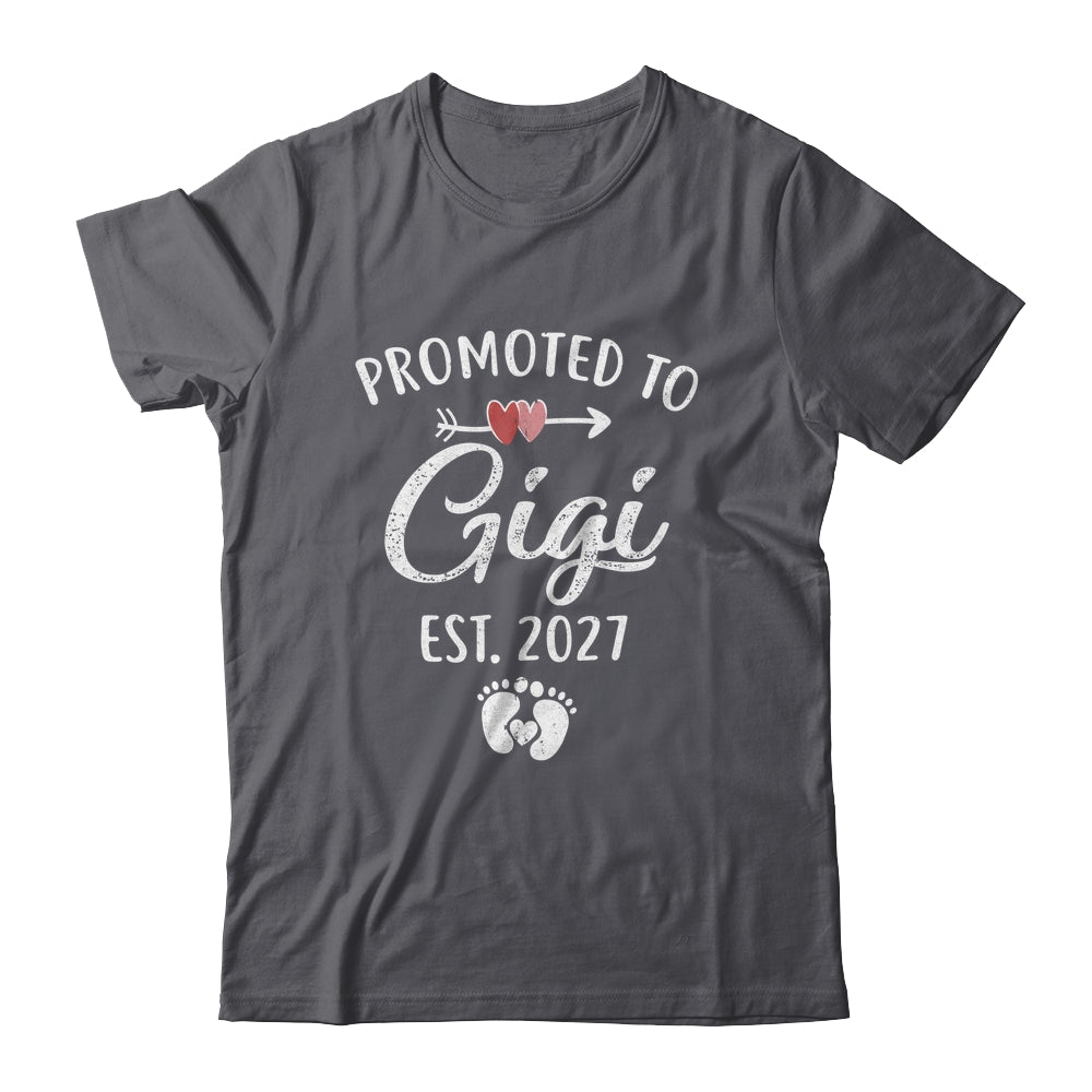 Promoted To Gigi Est 2027 Funny First Time Mothers Day Shirt & Hoodie | siriusteestore
