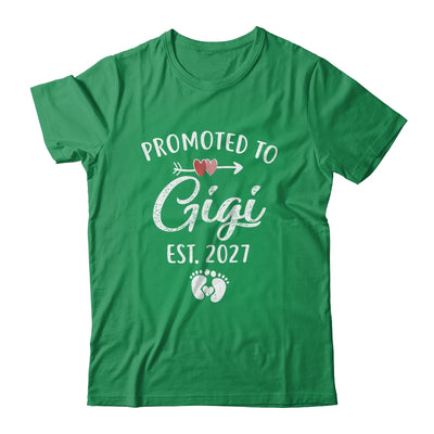 Promoted To Gigi Est 2027 Funny First Time Mothers Day Shirt & Hoodie | siriusteestore