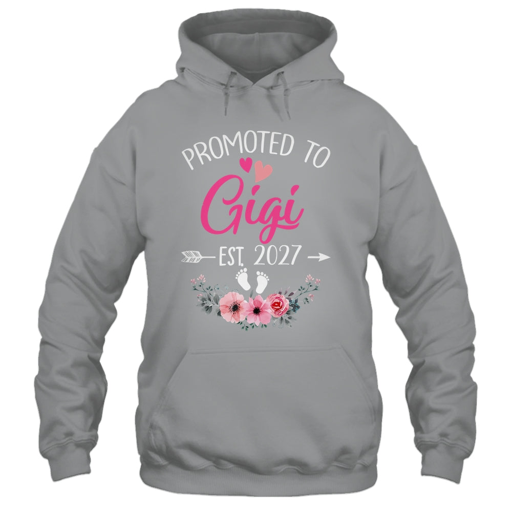 Promoted To Gigi Est 2027 Mothers Day First Time Shirt & Tank Top | siriusteestore