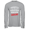 Promoted To Godfather Again 2026 Pregnancy Announcement Shirt & Hoodie | siriusteestore