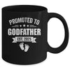 Promoted To Godfather Est 2025 Fathers Day First Time New Mug | siriusteestore