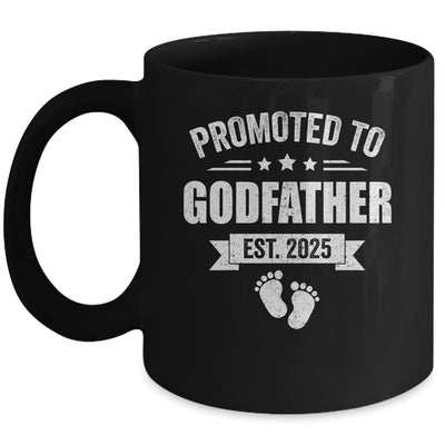 Promoted To Godfather Est 2025 Fathers Day First Time New Mug | siriusteestore