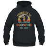 Promoted To Godfather Est 2025 Fathers Day Vintage Shirt & Hoodie | siriusteestore
