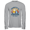 Promoted To Godfather Est 2025 First Time Fathers Day Retro Shirt & Hoodie | siriusteestore
