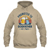 Promoted To Godfather Est 2025 First Time Fathers Day Retro Shirt & Hoodie | siriusteestore