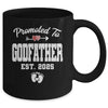 Promoted To Godfather Est 2025 Funny First Time Fathers Day Mug | siriusteestore