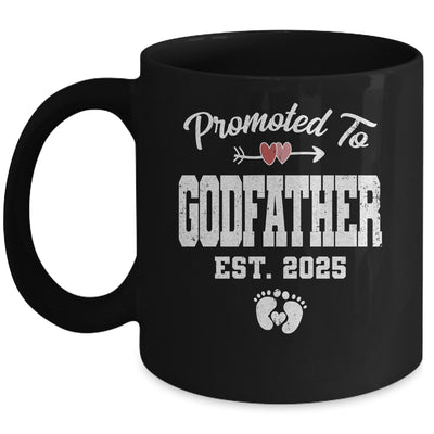 Promoted To Godfather Est 2025 Funny First Time Fathers Day Mug | siriusteestore