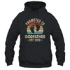 Promoted To Godfather Est 2026 Fathers Day Vintage Shirt & Hoodie | siriusteestore