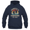 Promoted To Godfather Est 2026 Fathers Day Vintage Shirt & Hoodie | siriusteestore