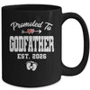 Promoted To Godfather Est 2026 Funny First Time Fathers Day Mug | siriusteestore