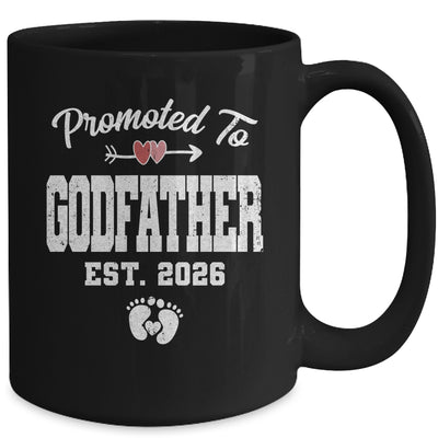 Promoted To Godfather Est 2026 Funny First Time Fathers Day Mug | siriusteestore